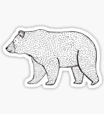 Grizzlybär Sticker