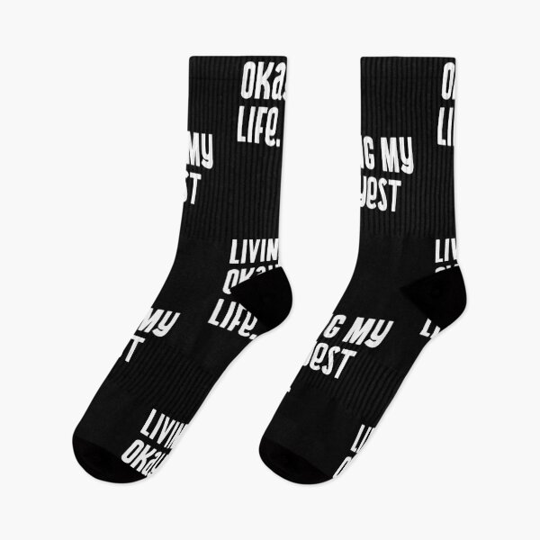 Item preview, Living my okayest life. designed and sold by HealthyBodySoul.