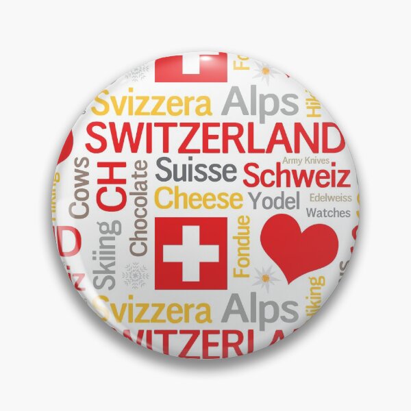 Item preview, My Favorite Things About Switzerland designed and sold by AntiqueImages.