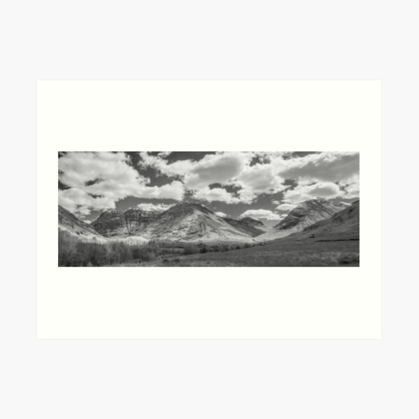 Glencoe infrared panorama Art Print
