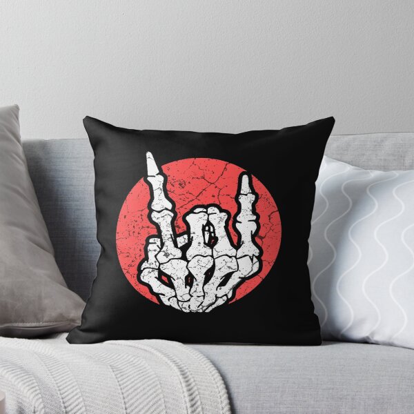 Item preview, Rock music skeleton hand sign designed and sold by Mila1946.