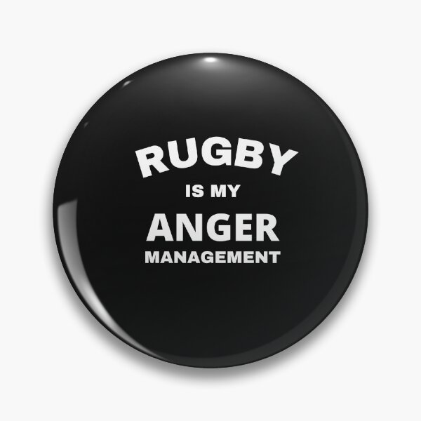 Item preview, Rugby is my Anger Management designed and sold by Imaginative Expressions⭐️ ⭐️ ⭐️ ⭐️ ⭐️.