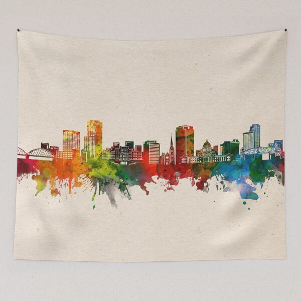 Item preview, little rock watercolor 2 designed and sold by BekimART2.