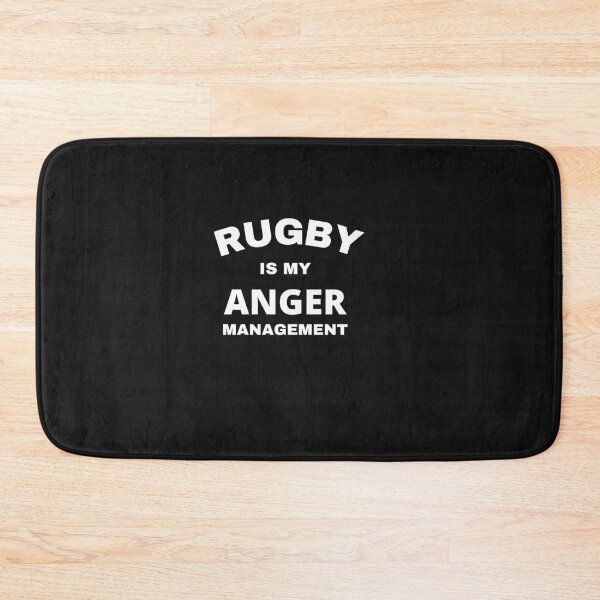 Item preview, Rugby is my Anger Management designed and sold by Imaginative Expressions⭐️ ⭐️ ⭐️ ⭐️ ⭐️.