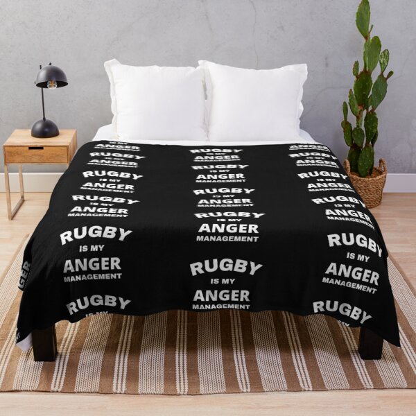 Item preview, Rugby is my Anger Management designed and sold by Imaginative Expressions⭐️ ⭐️ ⭐️ ⭐️ ⭐️.