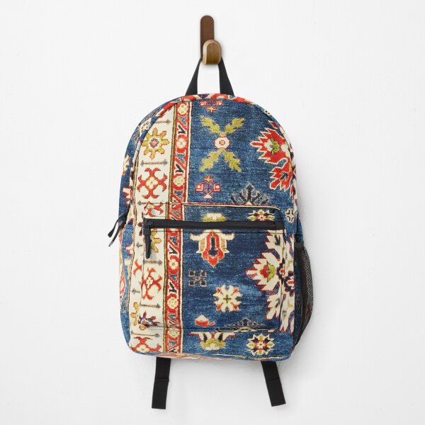 Item preview, Kazak Three Medallion Caucasian Rug Print designed and sold by Vicky Brago-Mitchell®.