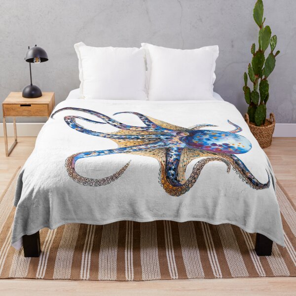 Item preview, blue octopus designed and sold by VicaVeresk.