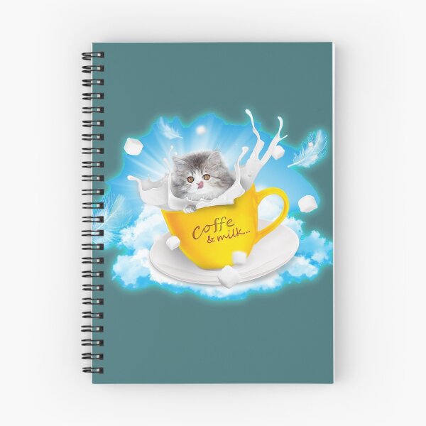 Item preview,  cat coffee and milk designed and sold by aruvanita.