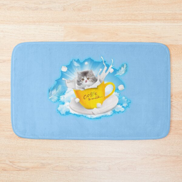 Item preview,  cat coffee and milk designed and sold by aruvanita.