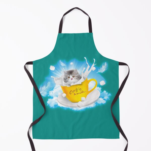 Item preview,  cat coffee and milk designed and sold by aruvanita.