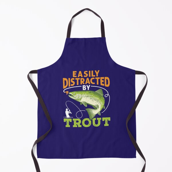 Item preview, Easily Distracted by Trout Fishing Fisherman designed and sold by jaygo.