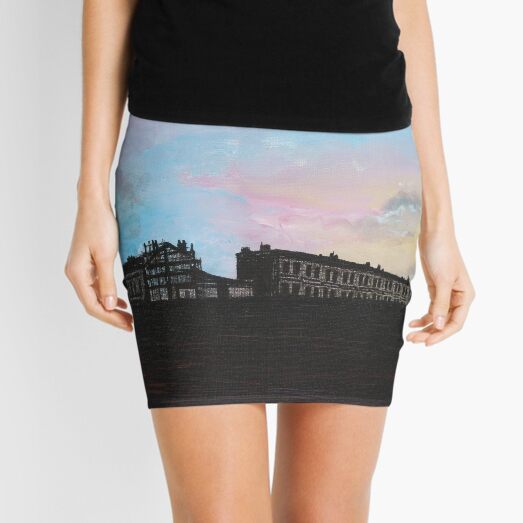 Priory Road at Dusk Mini Skirt