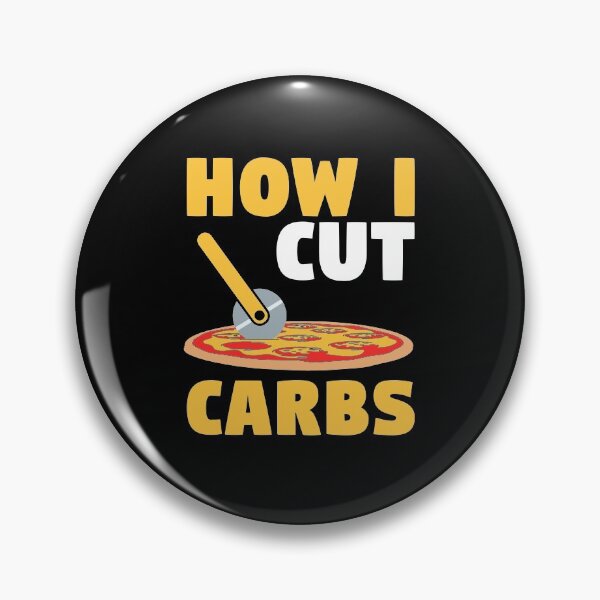 Item preview, How I Cut Carbs Pizza Cutter Funny Pizza Lover Quote designed and sold by sillyquestions.