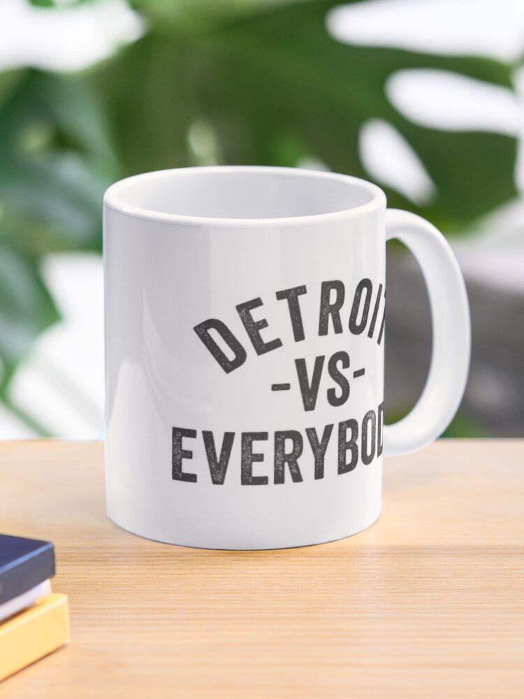 Vintage retro Detroit vs Everybody  Sticker for Sale by 187designz