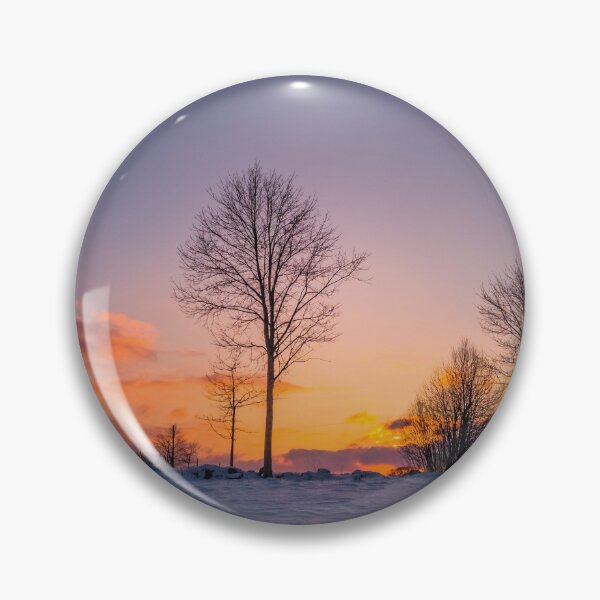 Item preview, Calm Winter Evening with Sunset Colors designed and sold by RNulle.