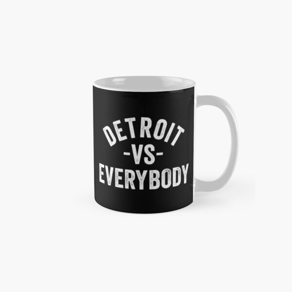 Vintage retro Detroit vs Everybody  Sticker for Sale by 187designz