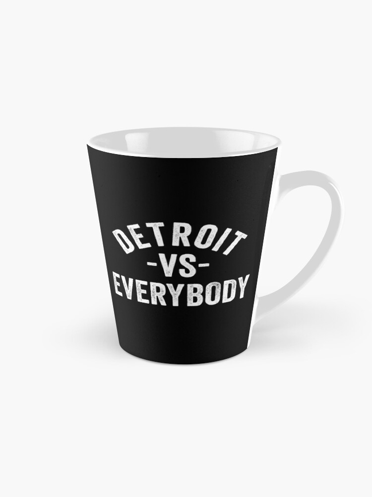 Vintage retro Detroit vs Everybody  Sticker for Sale by 187designz