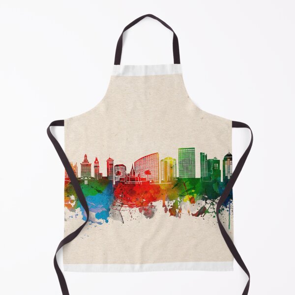 Item preview, oakland skyline watercolor 2 designed and sold by BekimART2.