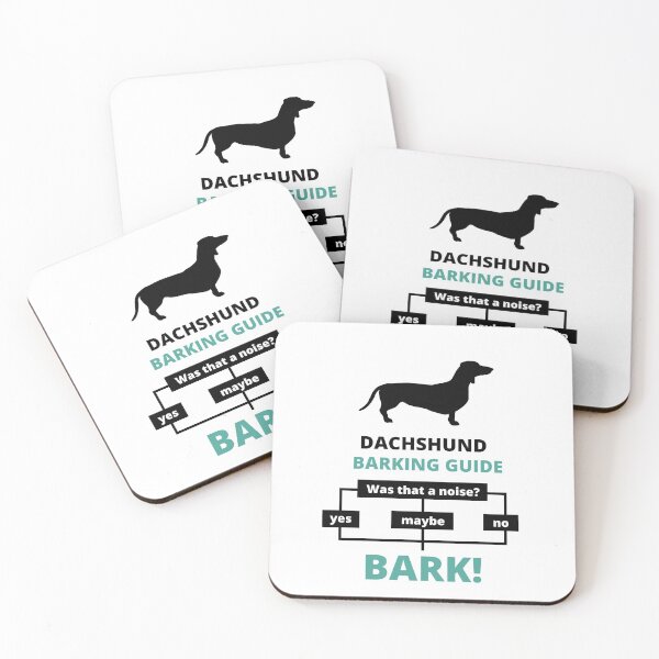 Item preview, dachshund barking guide designed and sold by promisesarelies.