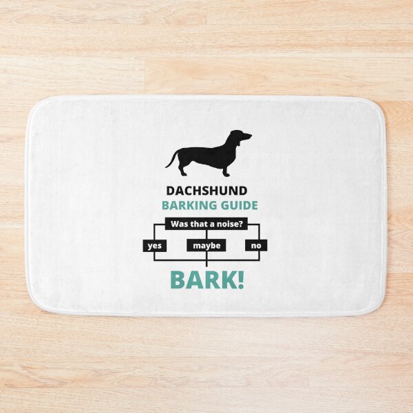 Item preview, dachshund barking guide designed and sold by promisesarelies.
