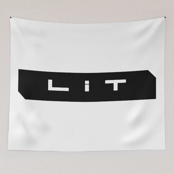 Item preview, Lit simple cyberpunk urban slang letters white designed and sold by Swiiing.