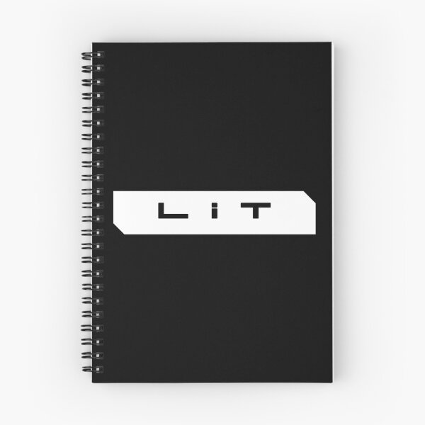 Item preview, Lit simple cyberpunk urban slang letters black designed and sold by Swiiing.