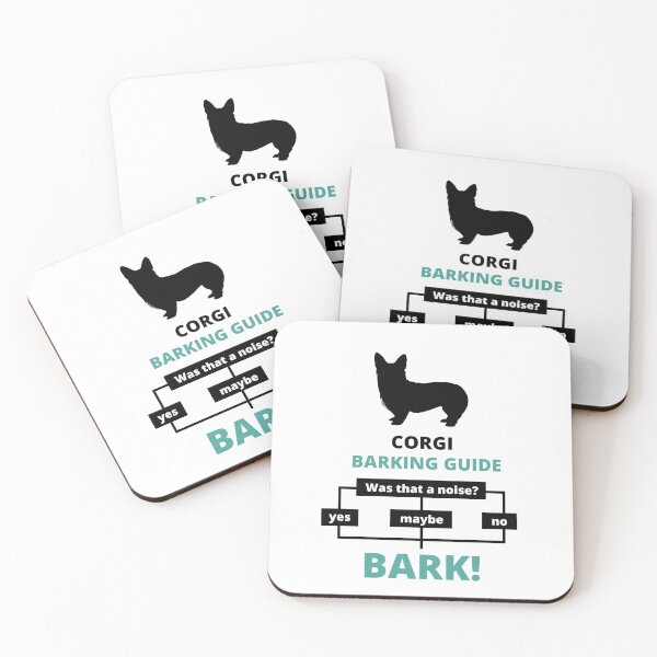 Item preview, corgi barking guide designed and sold by promisesarelies.