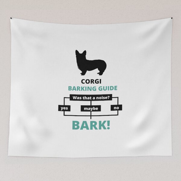 Item preview, corgi barking guide designed and sold by promisesarelies.