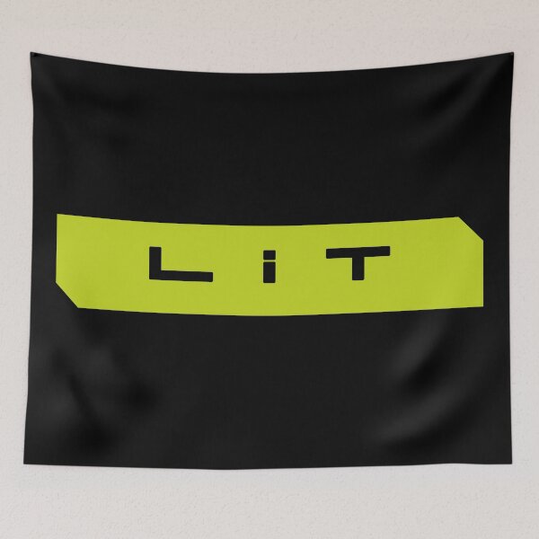 Item preview, Lit simple cyberpunk urban slang letters designed and sold by Swiiing.