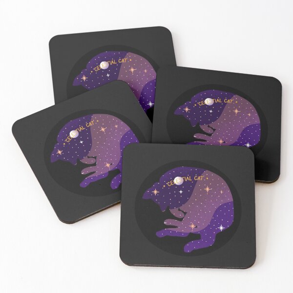 Item preview, Celestial Cat Night Sky - Feline Ethereal designed and sold by Purrfecta.