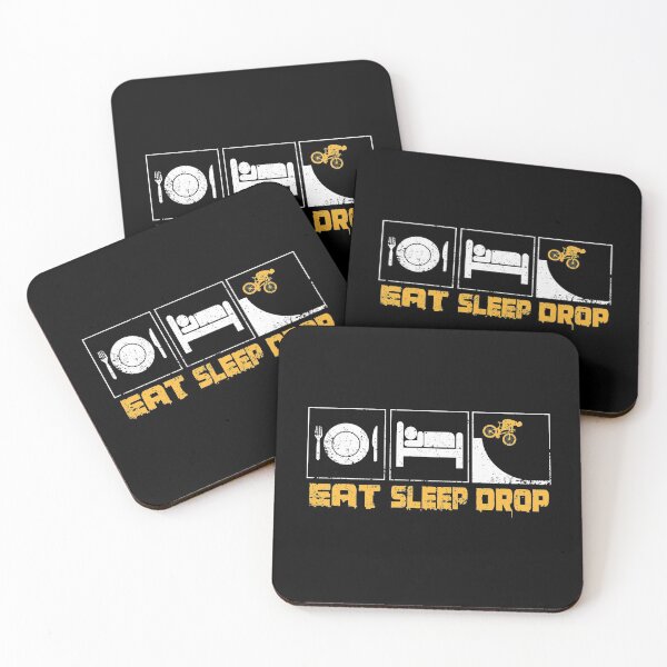 Item preview, Eat Sleep Drop BMX Tricks Extreme Sports Quote designed and sold by sillyquestions.