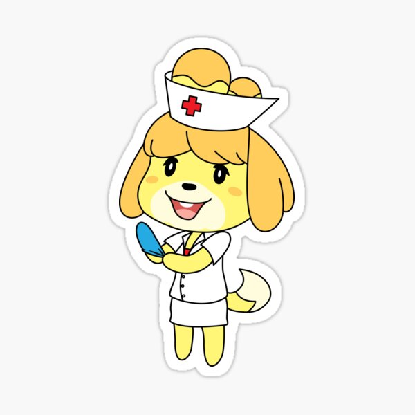Nurse Isabelle Glossy Sticker