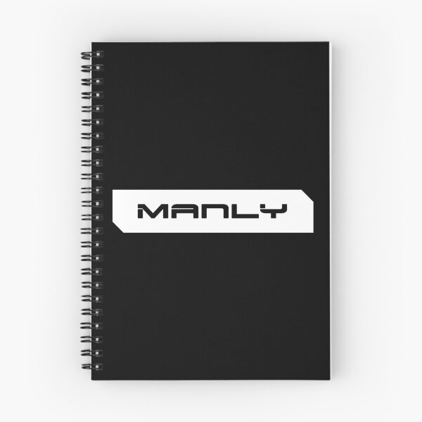 Item preview, Manly simple cyberpunk urban slang letters black designed and sold by Swiiing.