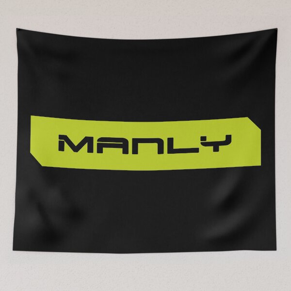 Item preview, Manly simple cyberpunk urban slang letters designed and sold by Swiiing.