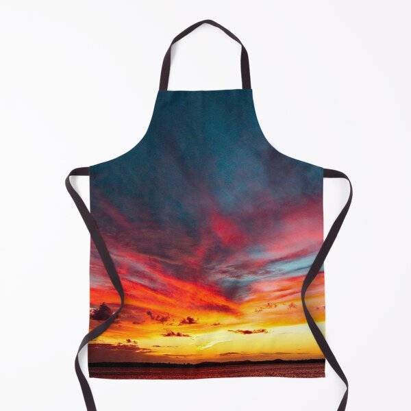Item preview, Tropical Sunset Sea Seascape Marbled Sky Red Clouds designed and sold by worldways.