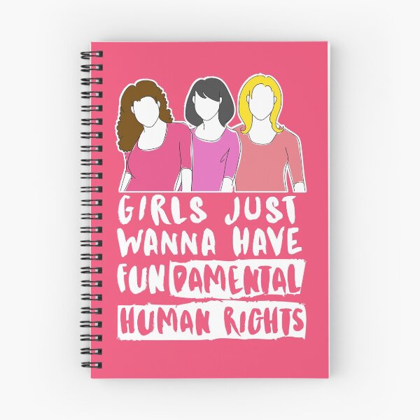 Aperçu de l'œuvre Les filles veulent juste avoir des droits humains fondamentaux - Journée de la femme 2021 créée et vendue par P2CPOD.