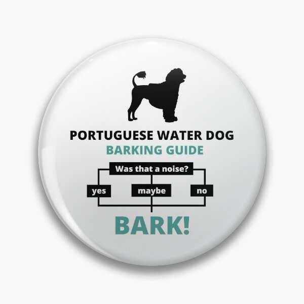Item preview, portuguese water dog barking guide designed and sold by promisesarelies.