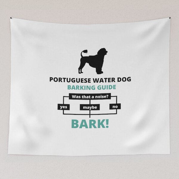 Item preview, portuguese water dog barking guide designed and sold by promisesarelies.