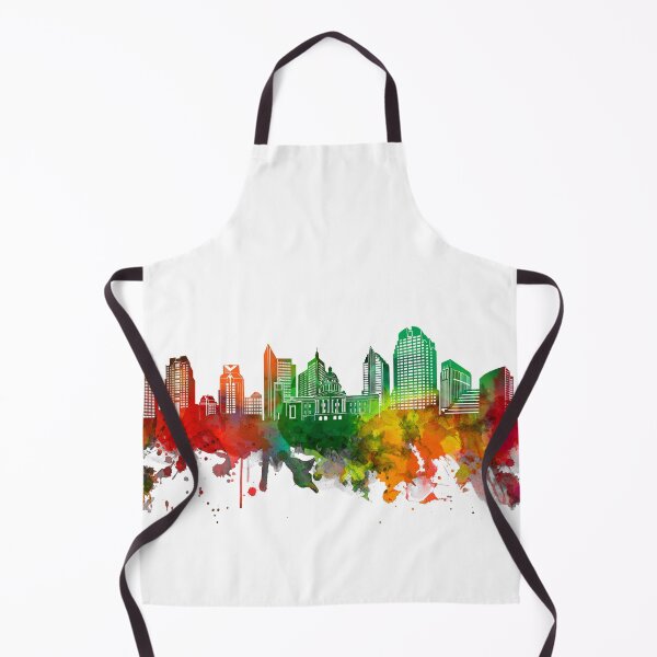Item preview, sacramento skyline watercolor designed and sold by BekimART2.