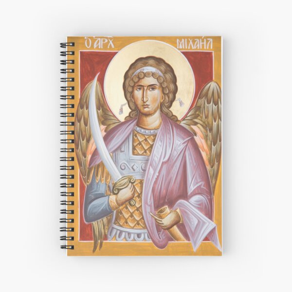 Archangel Michael Spiral Notebook