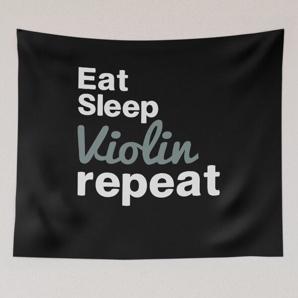 Item preview, Eat Sleep Violin repeat / Funny Violinist Gift Idea / Violin Player Birthday Gift Idea / Mothers day designed and sold by Chamssou.