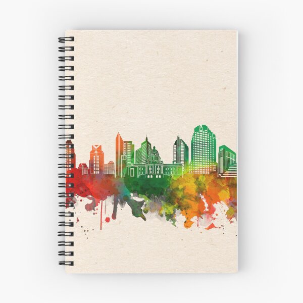 Item preview, sacramento skyline watercolor 2 designed and sold by BekimART2.