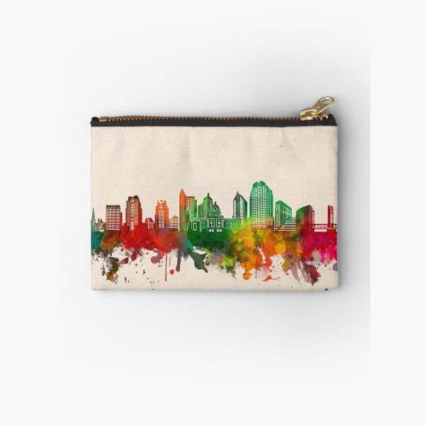 Item preview, sacramento skyline watercolor 2 designed and sold by BekimART2.