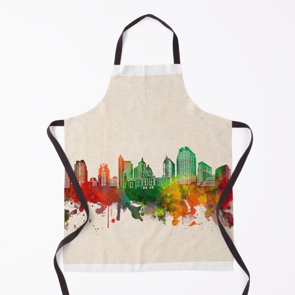 Item preview, sacramento skyline watercolor 2 designed and sold by BekimART2.