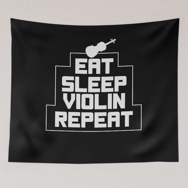 Item preview, Eat Sleep Violin repeat / Funny Violinist Gift Idea / Violin Player Birthday Gift Idea / Mothers day designed and sold by Chamssou.