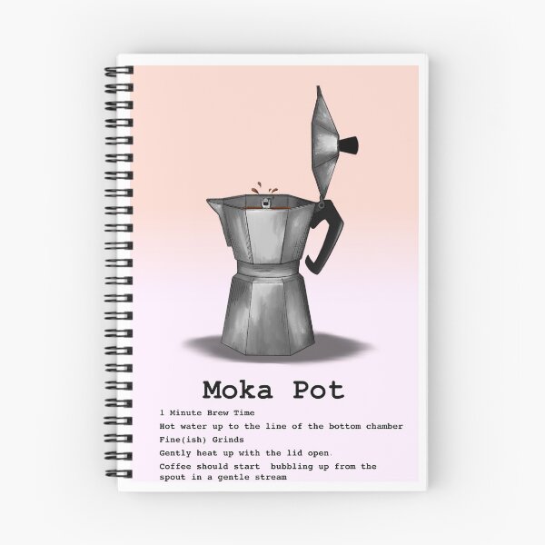 Item preview,  Coffee Flashcards - Moka Pot (Peach) designed and sold by Technomancer-01.