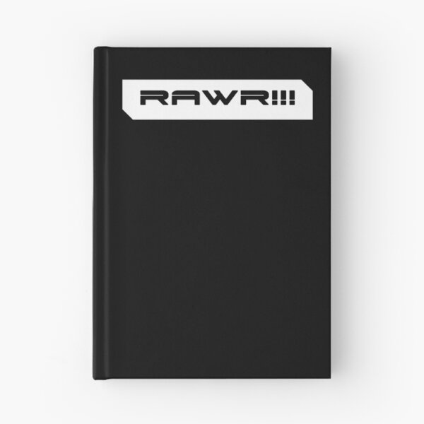Item preview, Rawr simple cyberpunk urban slang letters black designed and sold by Swiiing.