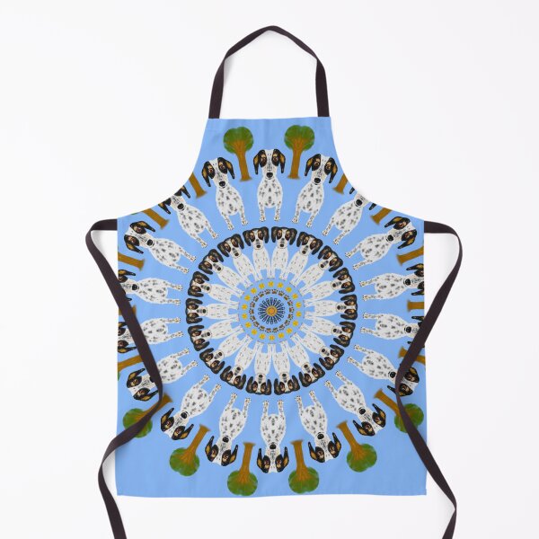 Item preview, Ruby and Isaac Bluetick Coonhound/Dachshund Mix Mandala Design designed and sold by MandalaZoo.