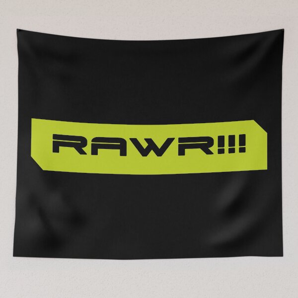 Item preview, Rawr simple cyberpunk urban slang letters designed and sold by Swiiing.