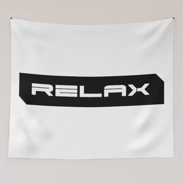 Item preview, Relax simple cyberpunk urban slang letters white designed and sold by Swiiing.